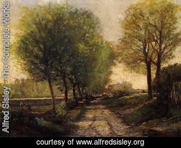 Alfred Sisley - Lane Near A Small Town