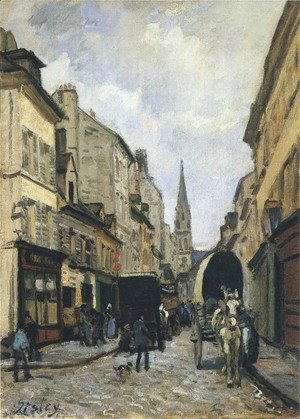 Alfred Sisley - La Grande Rue Argenteuil