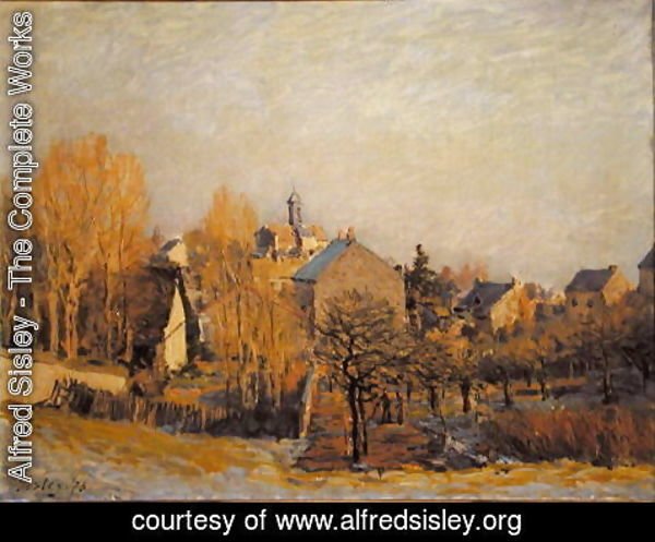 Alfred Sisley - Frost In Louveciennes