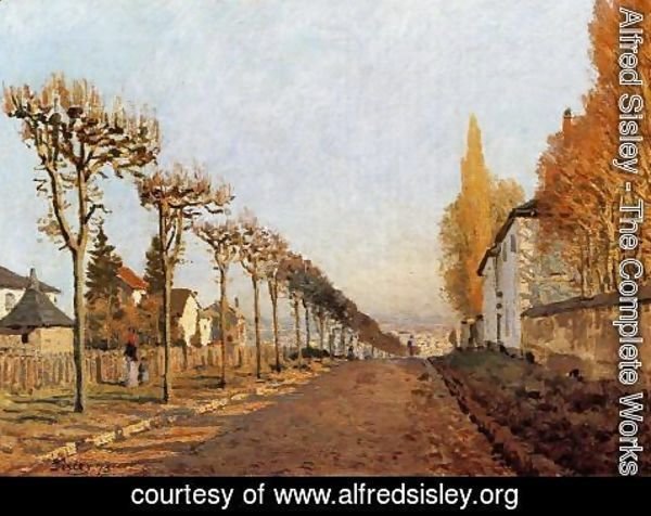 Alfred Sisley - Chemin De La Machine Louveciennes